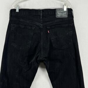 LEVIS 559 Jeans Mens 34x32 Relaxed Straight Denim 5 Pocket Stretch Cotton Black